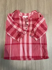 バーバリーキッズ 夏 シャツ チェック柄