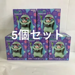 未開封 初音ミク ガンダム45周年×初音ミク ザクぐるみ 初音ミク フィギュア 5個セット SF5251 c107