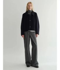 Ntrul CLASSIC MELTON JACKET BLACK - メルカリ