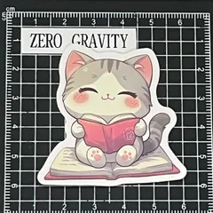 K102　ゆる猫防水ステッカーZEROGRAVITY