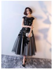 Riu【新品】 Flower tulle docking knit dress - メルカリ