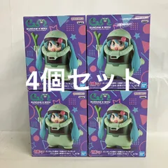 未開封 初音ミク ガンダム45周年 ザクぐるみ フィギュア 4個セット SF5178 c107