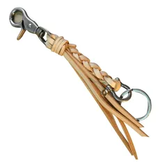 【新品】 [バズ セレクション] キーホルダー タッセル 編み込み キーリング 鍵 おしゃれ レトロ メンズ レディース AC273(ブラウン) 0