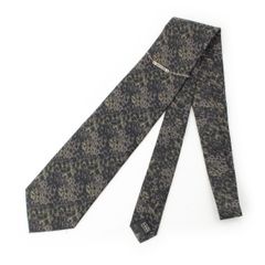 ☆ジャンポールゴルチエ SILK シルク 総柄 ネクタイ 黒 ブラック