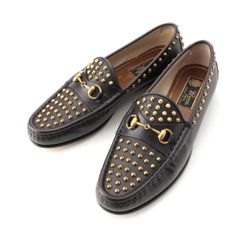 美品 レオパード ヒョウ柄 グッチ GUCCI ビットローファー ローファー