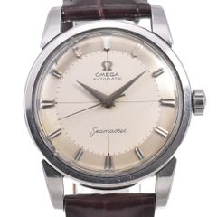 오메가 OMEGA 2846-13SC 빈티지 씨마스터 Cal.501 실버 자동 감기 남성 시계 G # 147472