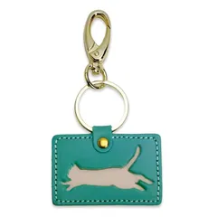 【新品】 [meow cheri] 猫 キーホルダー キーチャーム バッグチャーム 猫 革 かわいい おしゃれ ねこ レディース 日本製 栃木レザー 姫路レザー ブランド プレゼント 猫好き プレゼント 女性 猫モチーフ 猫デザイン ねこのひ ネコの日 0