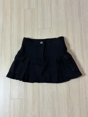 ブラック カーゴ ミニスカート Sサイズ