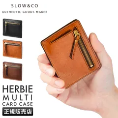 【メーカー正規品】SLOW スロウ 財布 二つ折り財布 ミニ財布 薄い財布 薄型 本革 レザー ハービー ミニウォレット メンズ レディース herbie so835kのサムネイル
