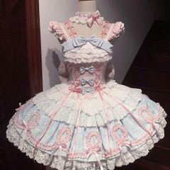 ロリータ チャイナ風 セットアップ パステルカラー - メルカリ