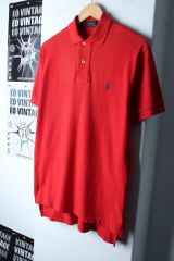 Polo Ralph Lauren ポロシャツ レッド ナンバー3 - メルカリ