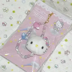 新品ハローキティフェイスマスコット ストラップ