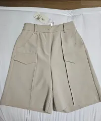 ページU(PAGE U) ベージュ カラー ショートパンツ S (新品)