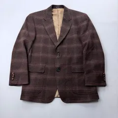 ポロラルフローレン ハウンドトゥースチェック ウール ブレザー ジャケット