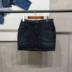 （28インチ）Calvin Klein カルバン・クライン レディース カジュアル ウォッシュ デニム ミニスカートのサムネイル