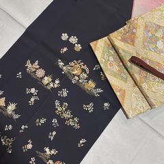 セット 加賀友禅 総比翼 蔦紋 作家 落款 - メルカリ
