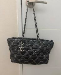 超美品‼希少♡】シャネルラインストーンエナメルバッグ - メルカリ
