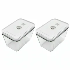 <A15> 2個セット　ZWILLING Fresh & Save ガラス製密閉食品保存容器 食事準備容器 - Mサイズのサムネイル