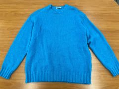 定価以下オーラリー26ss コットンシルクポロカーディガン - メルカリ