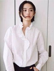 ラドロー LUDLOW BRUZZIブラウス 白 申真衣　滝沢眞紀子 ラドロー LUDLOW BRUZZIブラウス 白 定番 申真衣 - メルカリ