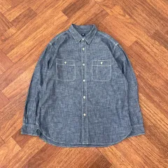 XL ユニクロ シャンブレー シャツ