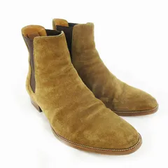 サンローラン パリ SAINT LAURENT PARIS 41 約26ｃｍ ワイアット スウェード チェルシーブーツ サイドゴア 443208 レザー キャメル ブラウン 革靴のサムネイル