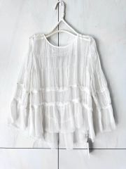 ☆極美品☆ Sea Room lynn ジョーゼット カーディガン 白 完売品