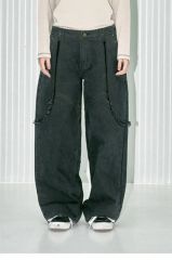 Knuth Marf】cling drape denim pants - メルカリ