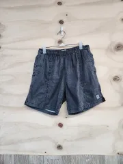 865) デウスエクスマキナ ブラック ウォッシュ ハーフパンツのサムネイル