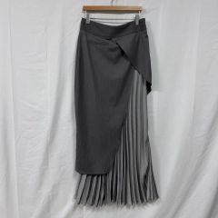 24SS 極美品✨ADORE アドーア レノクロスラッフルパンツ グレー 36