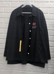 chico ロゴブローチ付きオーバーシングルジャケット ネイビー - メルカリ