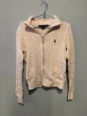 POLO RALPH LAUREN 正規品 ケーブル編みニットジップアップ