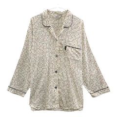 美品manna ドット柄 半袖シャツ - メルカリ