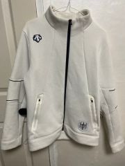 ozzconte ハーフジップ スウェット トレーナー ホワイト ozzconte ハーフジップ スウェット 未使用品 - メルカリ
