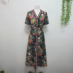 マージュ フラワー パータン ロング ONE PIECEのサムネイル