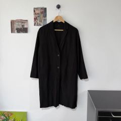メ*ン様 【新品未使用、送料込】綿100%ロングコート kokura Shima