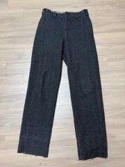 希少】 40s vintage フランス製 ストライプ ワークパンツ 刺繍タグ