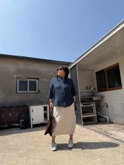 02231-0042-1 リネンインレーニットウィーブシャツジャケット - メルカリ