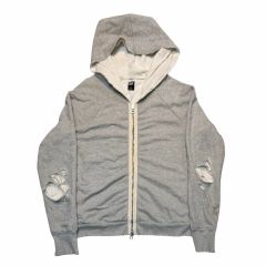 OE-SELMENT MUTED AGE KNIT ZIP HOODIE - メルカリ