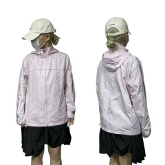 ellesse いちごミルク ピンク ウィンドブレーカー フード トラック ジャケット L