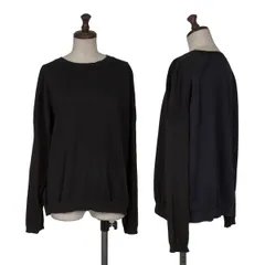 アクネストゥディオスAcne Studios 切替ジャガードコットンニット 黒紺Mのサムネイル