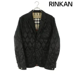 バーバリー  4008992 ノバチェックレザーエルボーパッチキルティングジャケット メンズ Mのサムネイル