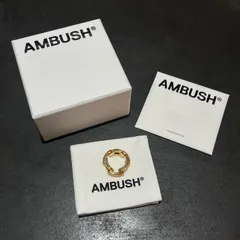 参考上代36300円 未使用 AMBUSH CHAIN RING チェーンリング 指輪 11号 リング アンブッシュ 12112304 ゴールド XS （8581M）のサムネイル