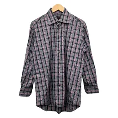 ETRO(エトロ) 長袖シャツ サイズ42 XS メンズ美品  - ダークグレー×ライトピンク