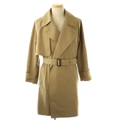 ザ リラクス THE RERACS 24SS WATER PROOF TASLAN TWILL MIDDLE TRENCH COAT トレンチコート スプリングコート ベルト付き 36 ベージュ /DF ■GY57のサムネイル