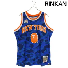 アベイシングエイプ ×ミッチェルアンドネス Mitchell&Ness  1L73108905 カモメッシュタンクトップ メンズ L