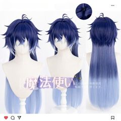 霧矢あおい　ウィッグ Amazon.co.jp: 霧矢あおい ブルー 巻き髪 ポニーテール コミケ