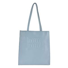 miumiu アイビースエードバック アイスブルー - メルカリ