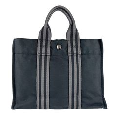 エルメス◎HERMES フールトゥ ハンドバッグ PM エールライン グレー 灰 