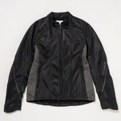 ライダースメッシュジャケット ブラック Mサイズ ROJ131 ロッソスタイルラボ